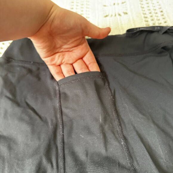 Aerie Offline Goals Pocket Drawcord 4" Shortie Bike Shorts Black XL - Picture 5 of 7